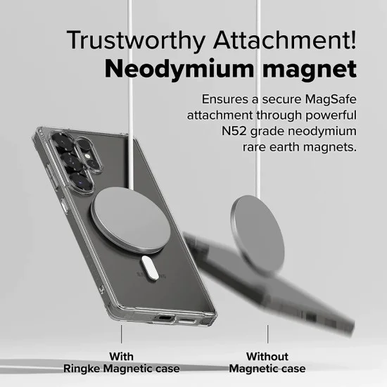 Калъф за Samsung Galaxy S25 Ultra - Ringke - Fusion MagSafe - Мат Прозрачен