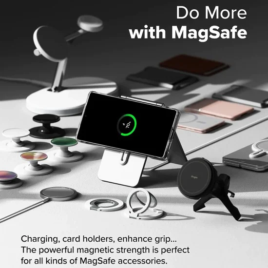 Калъф за Samsung Galaxy S25 Ultra - Ringke - Fusion MagSafe - Мат Прозрачен