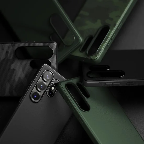 Калъф за Samsung Galaxy S25 Ultra - Ringke Onyx - Тъмно зелен
