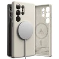 Калъф за Samsung Galaxy S25 Ultra - Ringke Silicone Magnetic MagSafe - Stone