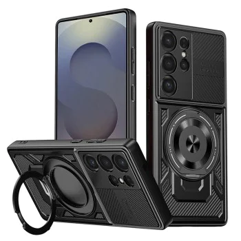 Калъф за Samsung Galaxy S25 Ultra - RuggedCam - Черен