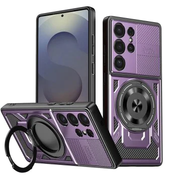 Калъф за Samsung Galaxy S25 Ultra - RuggedCam - Лилав
