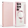 Калъф за Samsung Galaxy S25 Ultra - SmartMag Book Case - Розов
