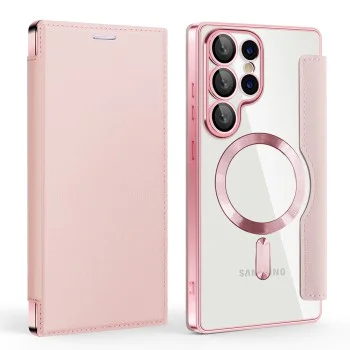 Калъф за Samsung Galaxy S25 Ultra - SmartMag Book Case - Розов
