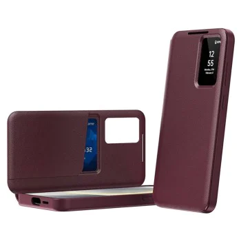 Калъф за Samsung Galaxy S25 Ultra - SmartView Series - Червен