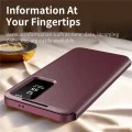 Калъф за Samsung Galaxy S25 Ultra - SmartView Series - Червен