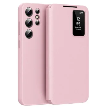 Калъф за Samsung Galaxy S25 Ultra - SmartView Series - Розов