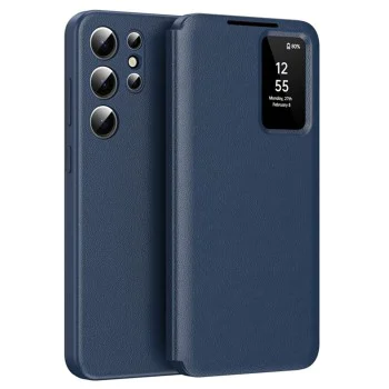 Калъф за Samsung Galaxy S25 Ultra - SmartView Series - син