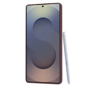 Калъф за Samsung Galaxy S25 Ultra - SoftFlex - Plum Red