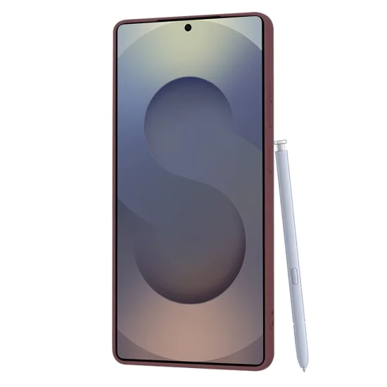 Калъф за Samsung Galaxy S25 Ultra - SoftFlex - Plum Red