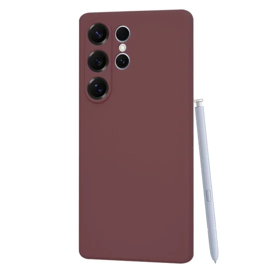 Калъф за Samsung Galaxy S25 Ultra - SoftFlex - Plum Red