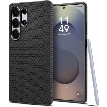 Калъф за Samsung Galaxy S25 Ultra - Spigen - Liquid Air - Matte Black