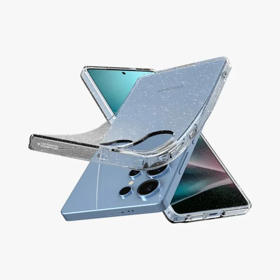Калъф за Samsung Galaxy S25 Ultra - Spigen - Liquid Crystal Glitter - Crystal Quartz