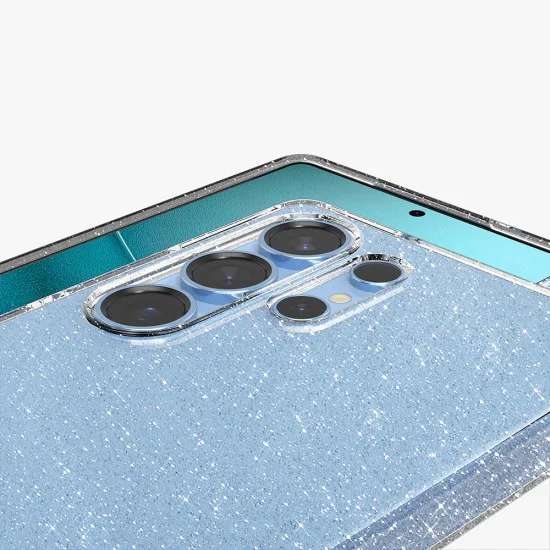 Калъф за Samsung Galaxy S25 Ultra - Spigen - Liquid Crystal Glitter - Crystal Quartz