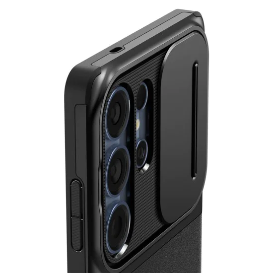 Калъф за Samsung Galaxy S25 Ultra - Spigen - Optik Armor - Черен