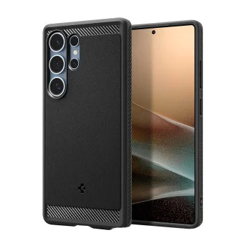 Калъф за Samsung Galaxy S25 Ultra - Spigen - Rugged Armor MagSafe - Matte Black