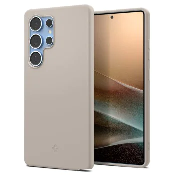 Калъф за Samsung Galaxy S25 Ultra - Spigen - Silicone Fit MagSafe - Natural Titanium