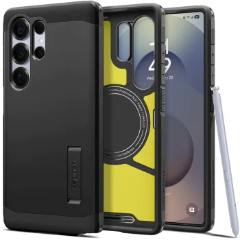 Калъф за Samsung Galaxy S25 Ultra - Spigen - Tough Armor MagSafe - Черен