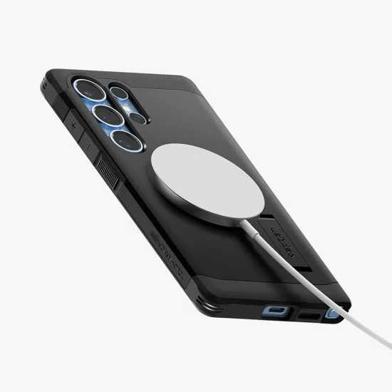 Калъф за Samsung Galaxy S25 Ultra - Spigen - Tough Armor MagSafe - Черен