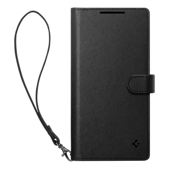 Калъф за Samsung Galaxy S25 Ultra - Spigen - Wallet S - Черен