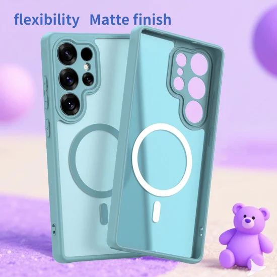 Калъф за Samsung Galaxy S25 Ultra - Techsuit - HaloFrost II MagSafe - Ментово Зелен