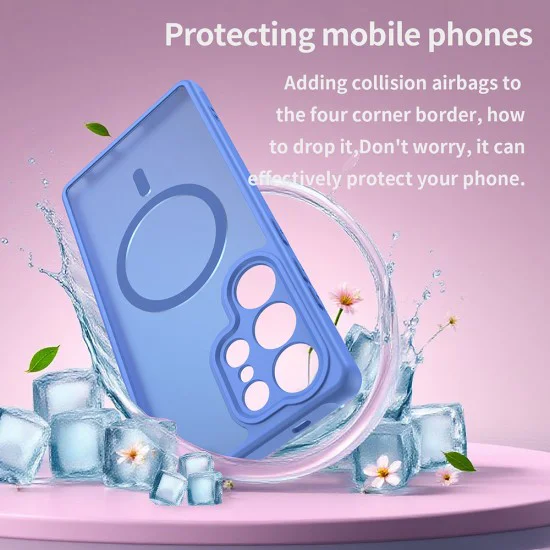 Калъф за Samsung Galaxy S25 Ultra - Techsuit - HaloFrost II MagSafe - Небесно Син