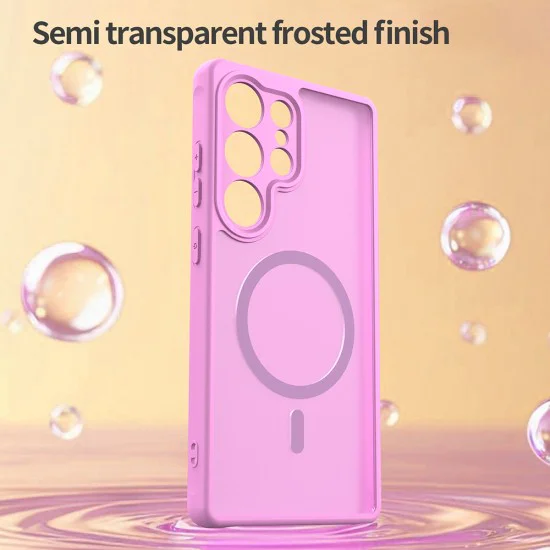 Калъф за Samsung Galaxy S25 Ultra - Techsuit - HaloFrost II MagSafe - Розов