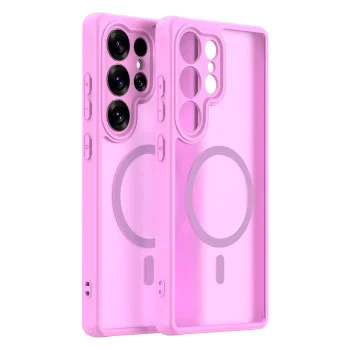 Калъф за Samsung Galaxy S25 Ultra - Techsuit - HaloFrost II MagSafe - Розов