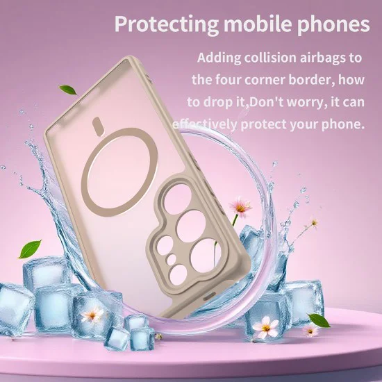 Калъф за Samsung Galaxy S25 Ultra - Techsuit - HaloFrost II MagSafe - Златист