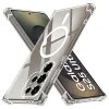Калъф за Samsung Galaxy S25 Ultra - Techsuit - Удароустойчив Clear Silicone MagSafe - Прозрачен