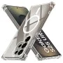 Калъф за Samsung Galaxy S25 Ultra - Techsuit - Удароустойчив Clear Silicone MagSafe - Прозрачен