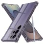 Калъф за Samsung Galaxy S25 Ultra - Techsuit - Удароустойчив Clear Silicone - Опушено Черен