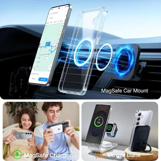 Калъф за Samsung Galaxy S25 Ultra - Torras Guardian Magnetic Series - Clear