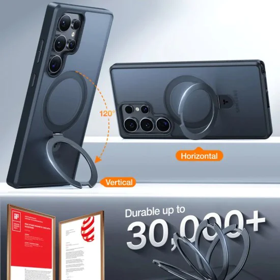 Калъф за Samsung Galaxy S25 Ultra - Torras Ostand Series - Clear