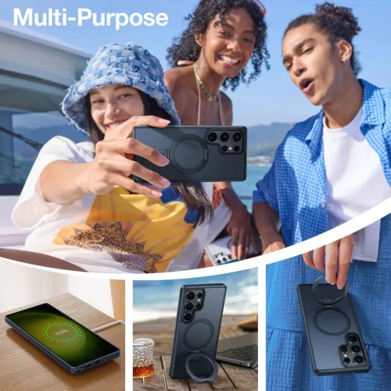 Калъф за Samsung Galaxy S25 Ultra - Torras Ostand Series - Clear