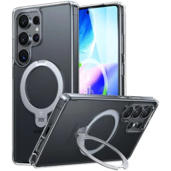 Калъф за Samsung Galaxy S25 Ultra - Torras Ostand Spin Series - Clear