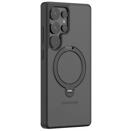 Калъф за Samsung Galaxy S25 Ultra - Torras Ostand Spin Series - черен