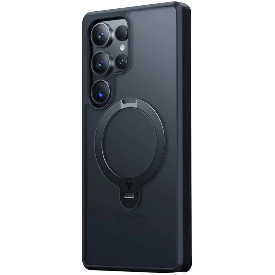 Калъф за Samsung Galaxy S25 Ultra - Torras Ostand Spin Series - черен