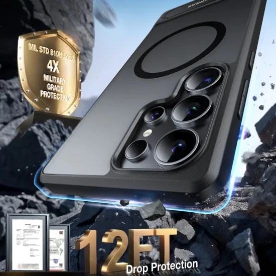 Калъф за Samsung Galaxy S25 Ultra - Torras Pstand - Черен