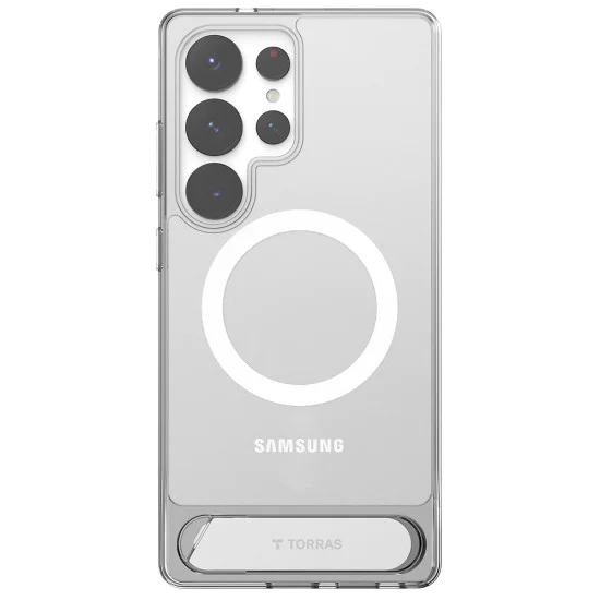 Калъф за Samsung Galaxy S25 Ultra - Torras Pstand - Clear