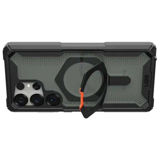 Калъф за Samsung Galaxy S25 Ultra - UAG - Plasma XTE MagSafe - Черен / Оранжев