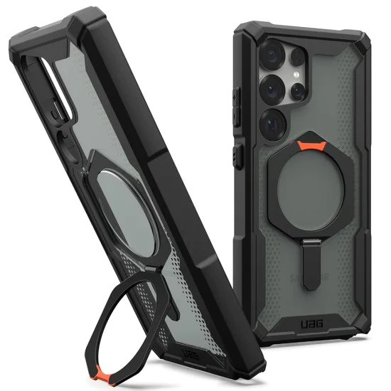 Калъф за Samsung Galaxy S25 Ultra - UAG - Plasma XTE MagSafe - Черен / Оранжев