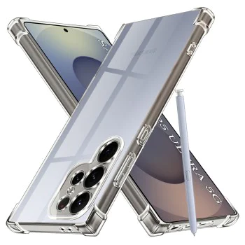 Калъф за Samsung Galaxy S25 Ultra - Удароустойчив Clear Clear Silicone - Clear
