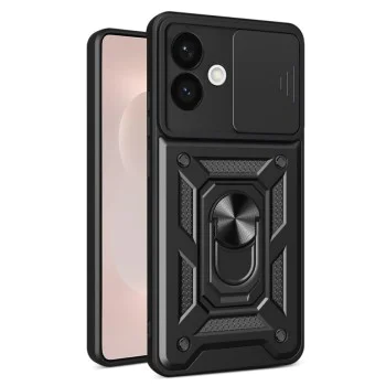 Калъф за Samsung Galaxy S26 Edge - Techsuit - серия CamShield - Черен
