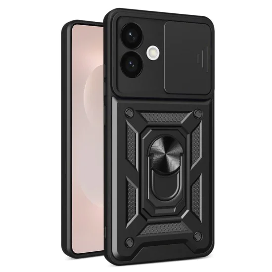 Калъф за Samsung Galaxy S26 Edge - Techsuit - серия CamShield - Черен
