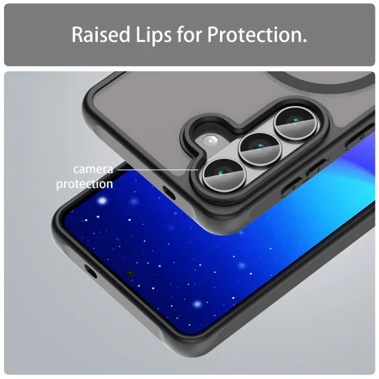Калъф за Samsung Galaxy S26 FE - HaloFrost II MagSafe - Techsuit - Черен
