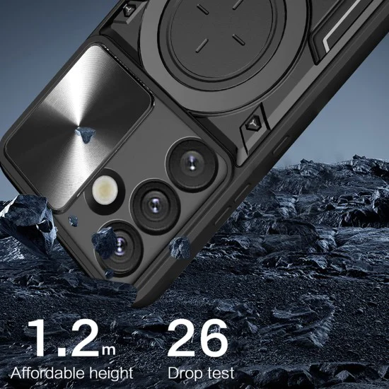 Калъф за Samsung Galaxy S26 FE / S25 FE - CamGuard Pro - Techsuit - Син