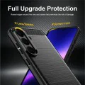 Калъф за Samsung Galaxy S26 FE / S25 FE - Carbon Silicone - Techsuit - Черен