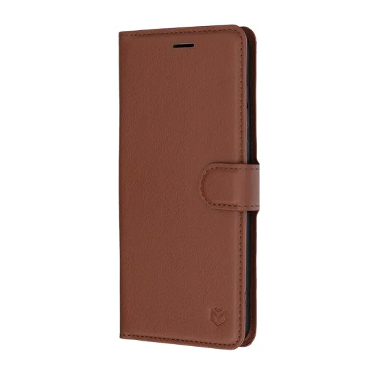 Калъф за Samsung Galaxy S26 FE / S25 FE - Leather Folio - Techsuit - Кафяв