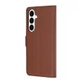 Калъф за Samsung Galaxy S26 FE / S25 FE - Leather Folio - Techsuit - Кафяв